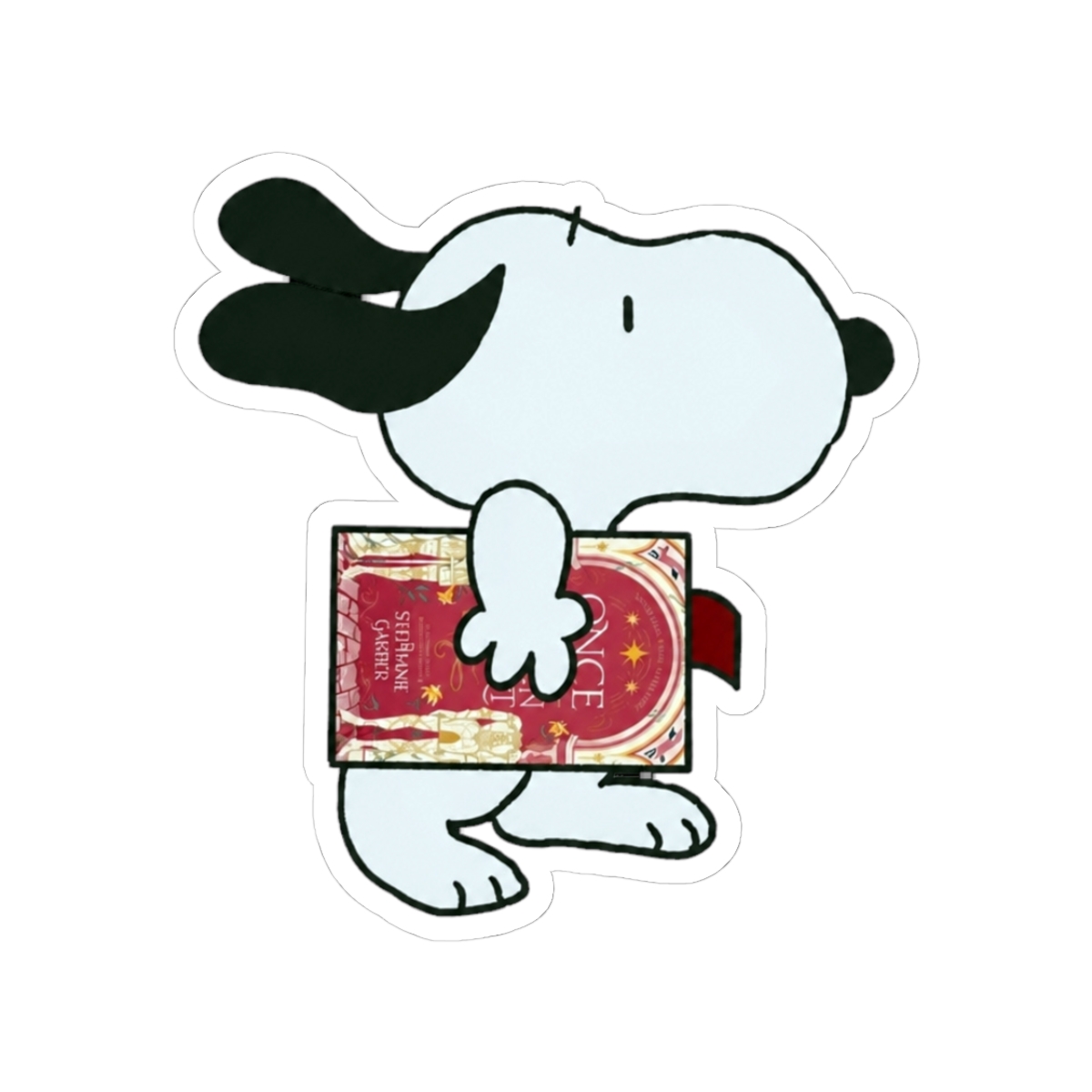 snoopy reading once upon a broken heart | Stephanie Garber