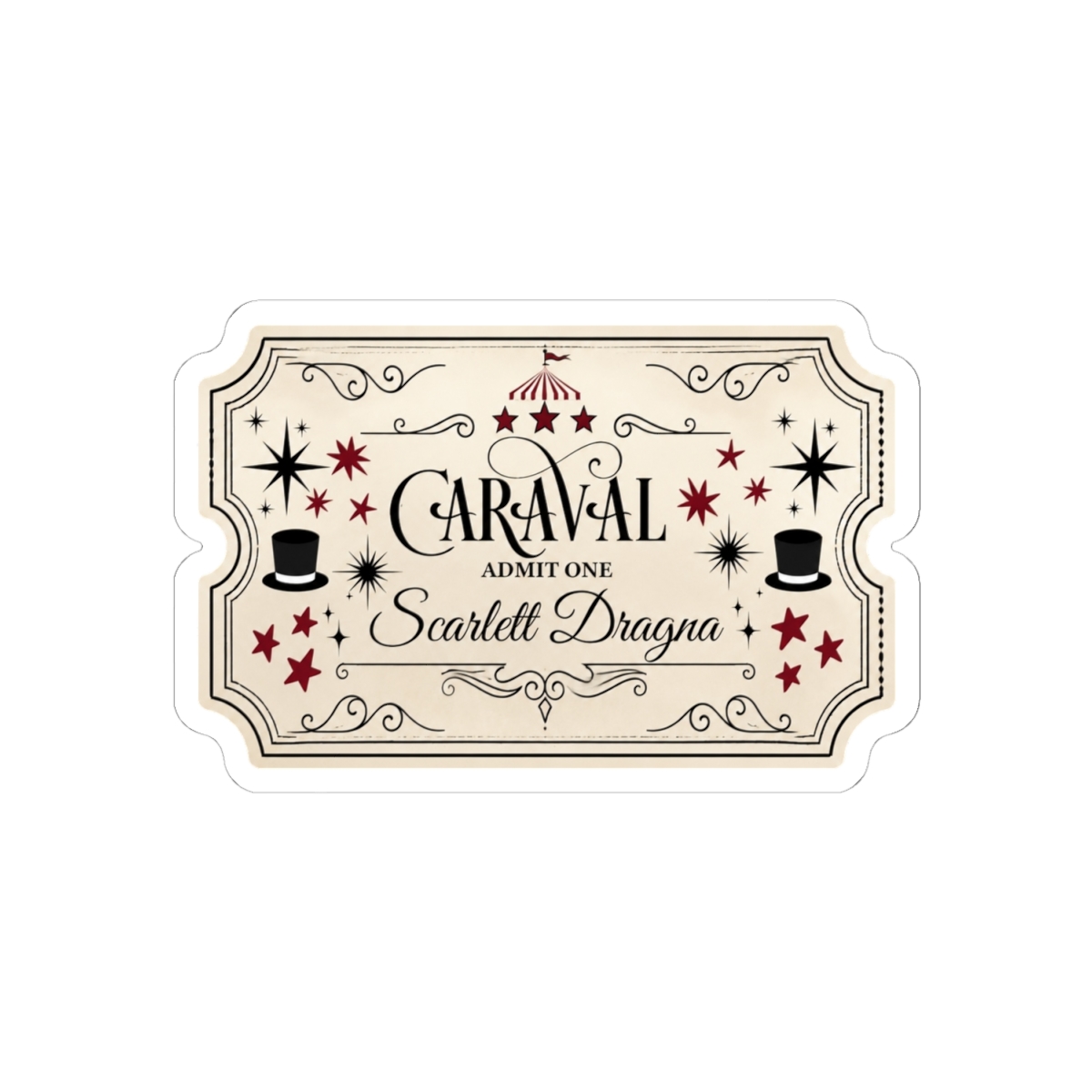 Caraval Ticket | Stephanie Garber - alternate angle 1, merchandise