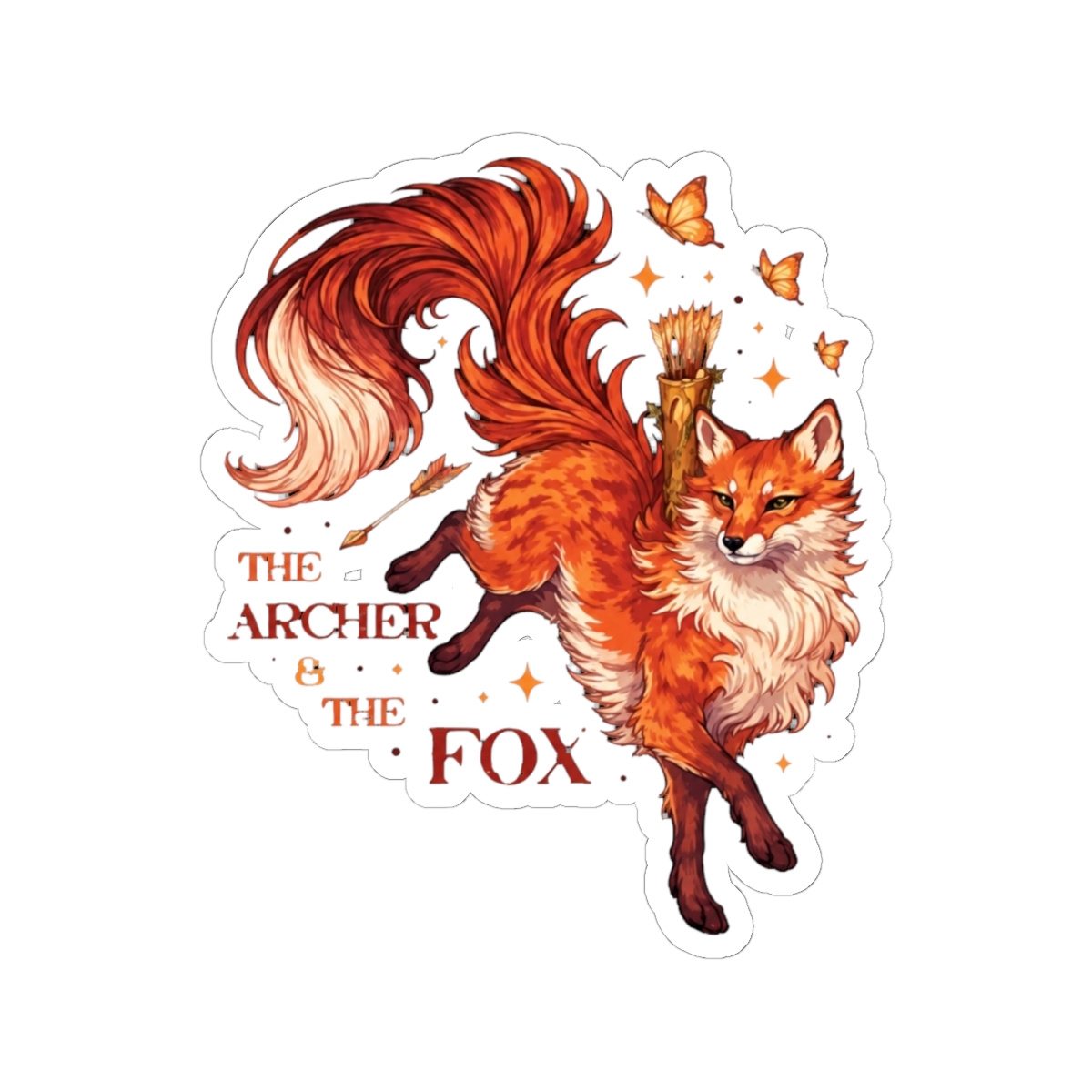 Ballad of the Archer and the Fox - Once Upon a Broken Heart, Stephanie Garber Sticker