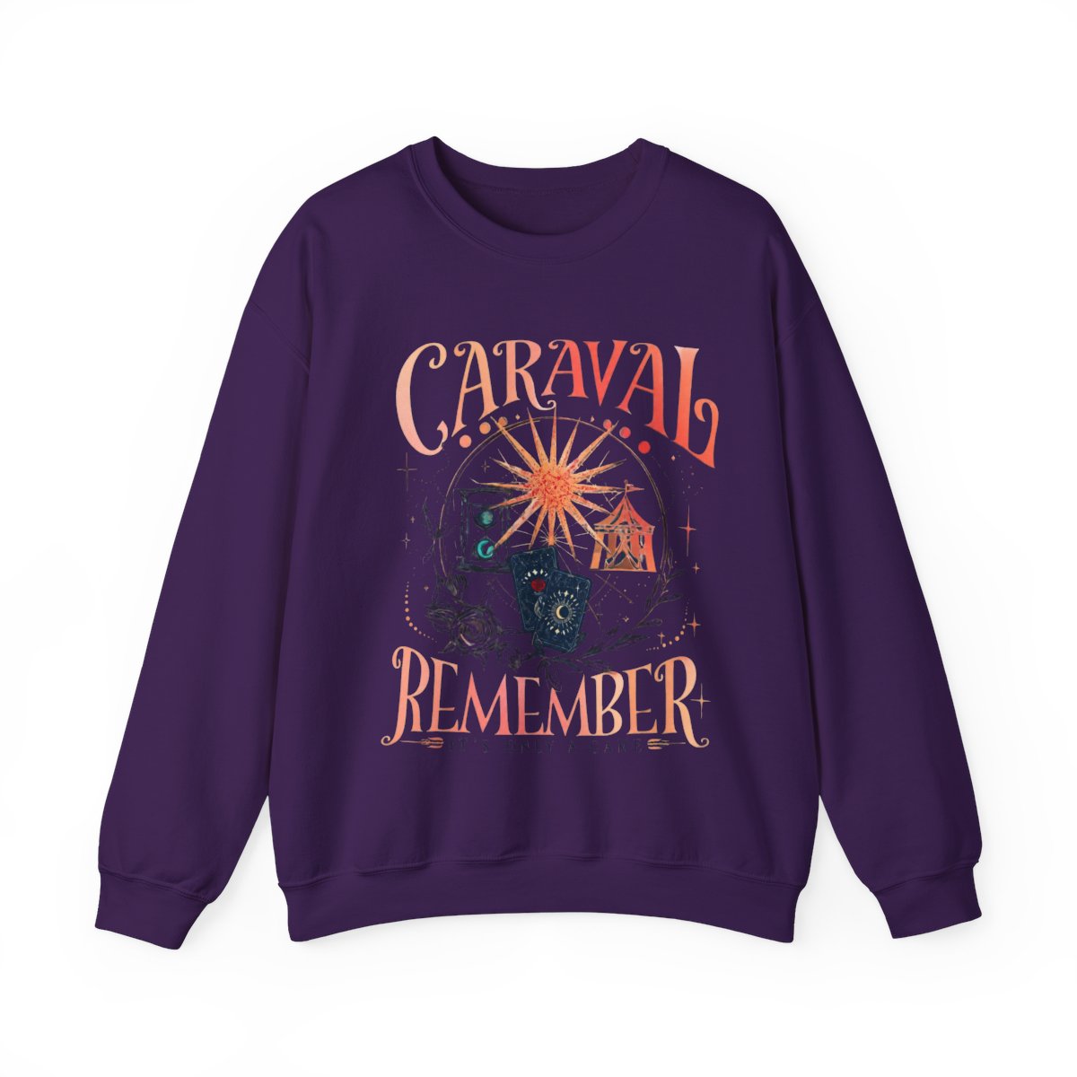 Bookish Hoodies Caraval Fashion Caraval Book Hoodies Gift Readers Stephanie Garber Merch Caraval Series Fan Pullovers - alternate angle 2, merchandise
